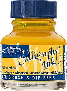 CALLIGRAPHY INK FLACON 30ML - 730 WINSOR YELLOW