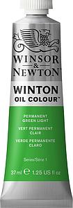 WINTON OIL COLOUR 37ML - 483 PERMANENT LICHTGROEN