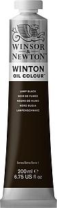 WINTON OIL COLOUR 200ML - 337 LAMPENZWART