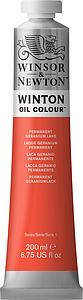 WINTON OIL COLOUR 200ML - 480 PERMANENT GERANIUM