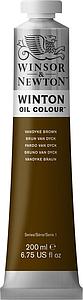 WINTON OIL COLOUR 200ML - 676 VAN DIJCK BRUIN