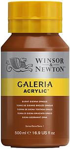 GALERIA ACRYLIC POT 500ML - 77 BURNT SIENNA OPAQUE