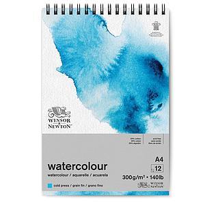 W&N AQUABLOK SPIRAAL - 12VEL - 300G - DINA4 21X29.7CM