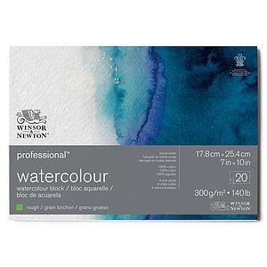 W&N PROF AQUABLOK - ROUGH GRAIN 4-Z GELIJMD - 20VEL - 300G - 18X26CM