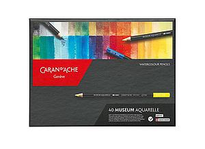 CARAN D ACHE MUSEUM AQUARELLE SET - 40 KLEUREN