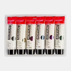 ACRYL STANDARD SERIES PEARL SET - 6 X TUBES 20ML