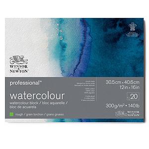 W&N PROF AQUABLOK - ROUGH- 4-Z GELIJMD - 20VEL - 300G - 31X41CM