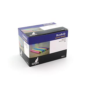 KANGARO BORDKRIJT KLEUR ASSORTI - 100 STUKS