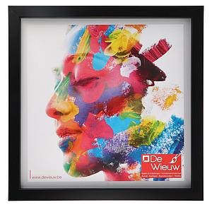 DW QUADRO HOUT - 30X30CM ZWART 