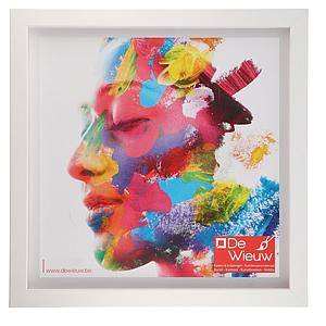 DW QUADRO HOUT - 30X30CM WIT 