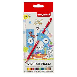 BRUYNZEEL KIDS - KLEURPOTLODEN SET - 12ST