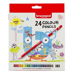 BRUYNZEEL KIDS - KLEURPOTLODEN SET - 24ST