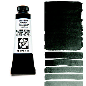 DS WATERCOLOR - 15ML - IVORY BLACK