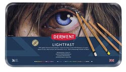 DERWENT LIGHTFAST KLEURPOTLODEN SET - 36 STUKS