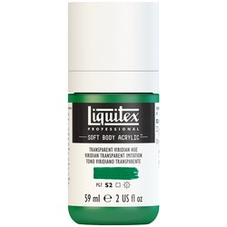 ACRYL SOFTBODY FLACON 59ML - 327 TRANSPARANT VIRIDIAN HUE