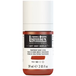 ACRYL SOFTBODY FLACON 59ML - 129 TRANSPARANT BURNT SIENNA