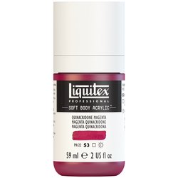 ACRYL SOFTBODY FLACON 59ML - 114 QUINACRIDONE MAGENTA