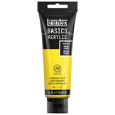 BASICS ACRYLIC TUBE 118ML - TRANSPARANT YELLOW