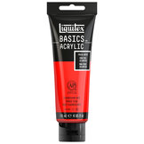 BASICS ACRYLIC TUBE 118ML - FLUORESCENT RED