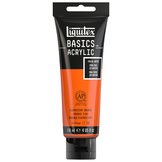 BASICS ACRYLIC TUBE 118ML - FLUORESCENT ORANGE