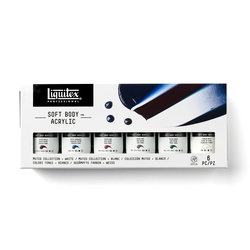 ACRYL SOFTBODY MUTED SET - 59ML - 6ST.