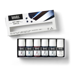 ACRYL SOFTBODY MUTED SET 6 FLACONS 59ML