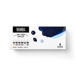 ACRYL SOFTBODY MIXING SET - 22ML - 6ST.