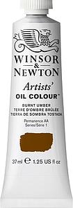W&N ARTIST OIL - 37ML - BURNT UMBER