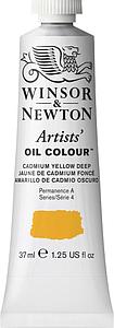 W&N ARTIST OIL - 37ML - CADMIUM YELLOW DEEP