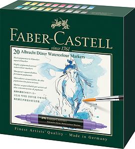 A. DURER AQUA MARKER SET - 20ST