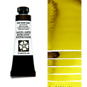 DS WATERCOLOR - 15ML - RICH GREEN GOLD