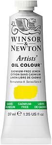 W&N ARTIST OIL - 37ML - CADMIUM FREE LEMON