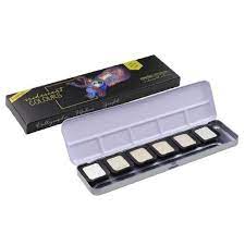 VERFTABLET 30MM IRRISCERENDE KLEUREN 6ST - HIGH SPARKLING