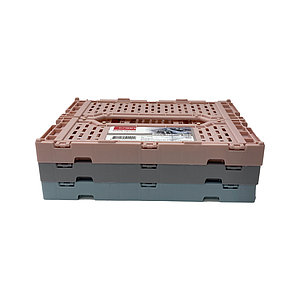 BASIC FOLDING BOX SMALL - 27X17X10.5CM - PASTEL GRIJS
