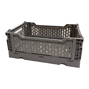 BASIC FOLDING BOX LARGE - 40X30X14.5CM - PASTEL GRIJS