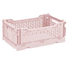 BASIC FOLDING BOX SMALL - 27X17X10.5CM - PASTEL ROZE
