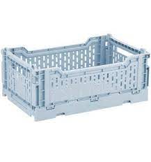 BASIC FOLDING BOX SMALL - 27X17X10.5CM - PASTEL BLAUW