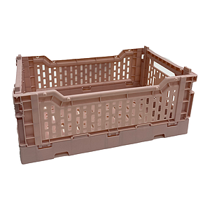 BASIC FOLDING BOX LARGE - 40X30X14.5CM - PASTEL ROZE