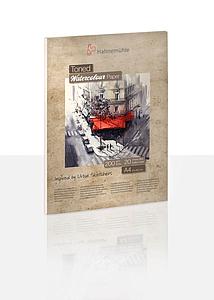 TONED WATERCOLOUR PAD - BEIGE - 20X20CM - 200GR - 20V