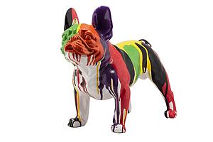 BEELDJE FRENCH BULLDOG VERF 41X25X52CM