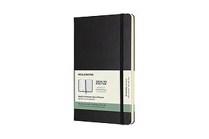 AGENDA 21-22 - 18M - LARGE - WEEKLY - HARDCOVER - BLACK