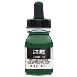 ACRYLIC INK - 30ML - 224 HOOKERS GREEN HUE PERMANENT