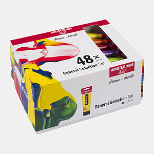 AMS. ACRYL STANDARD SERIES SET - 48 X 20ML 