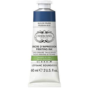 WATER WASHABLE ETCHING INK - PRUS. BLUE - 60ML