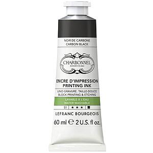 WATER WASHABLE ETCHING INK - CARBON BLACK - 60ML