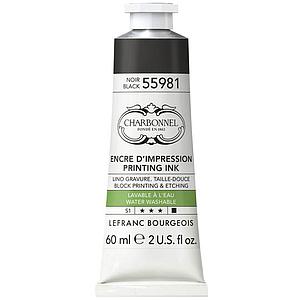 WATER WASHABLE ETCHING INK - BLACK 55981 - 60ML