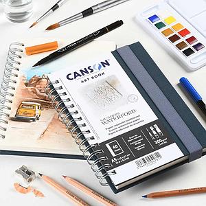 ART BOOK WATERFORD PORTRAIT SPIRAAL 300G - 40VEL - DINA5