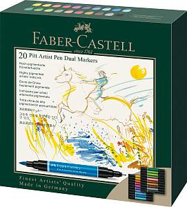 PITT ARTIST PEN DUO MARKER - SET - 20 ST.