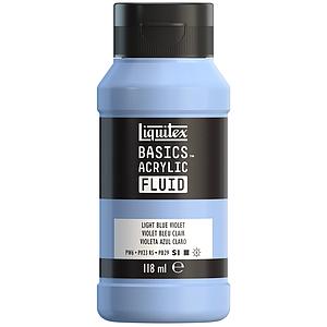 BASICS ACRYLIC FLUID TUBE 118ML - 396 LIGHT BLUE VIOLET