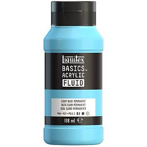 BASICS ACRYLIC FLUID TUBE 118ML - 401 LIGHT BLUE PERM